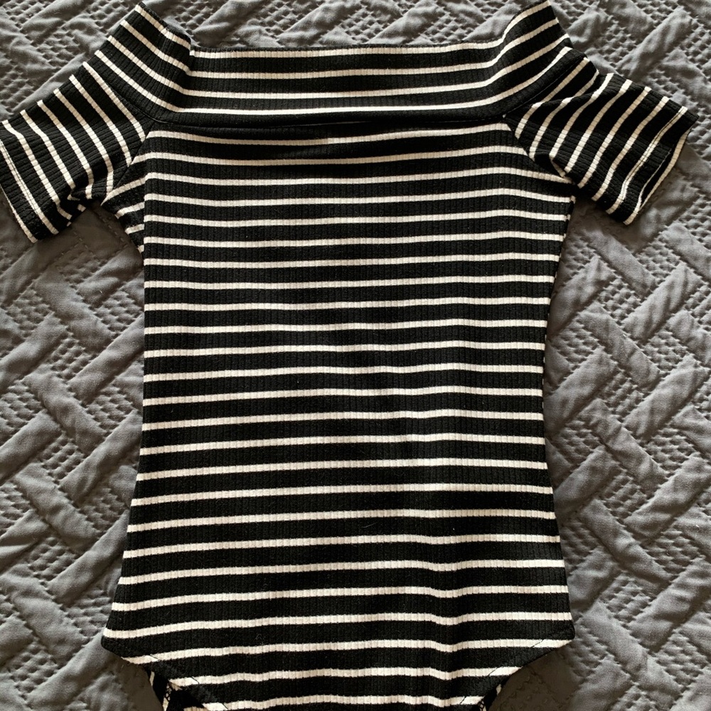 Black/White Bodysuit